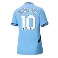 Dámy Fotbalový dres Manchester City Jack Grealish #10 2024-25 Domácí Krátký Rukáv